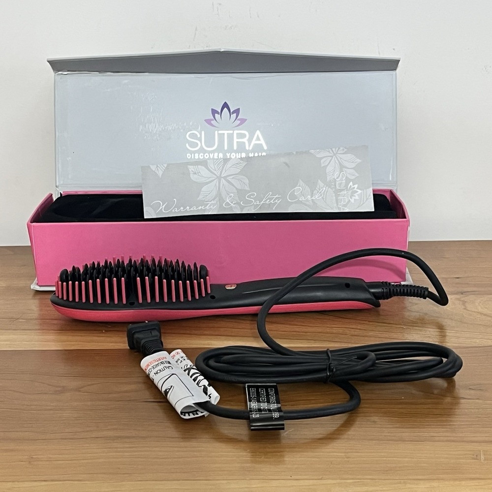 Sutra Beauty  Straightening Heat Pink‎ Brushes Irons Ionic Technology Hair